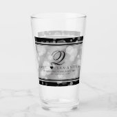 Elegant 10th Tin Wedding Jubileum Glas (Voorkant)