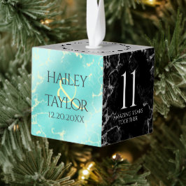 Elegant 11e Turquoise Wedding Jubileum Decoratie