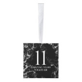 Elegant 11e Turquoise Wedding Jubileum Decoratie (Rechts)