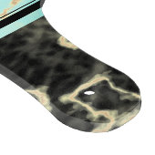 Elegant 11e Turquoise Wedding Jubileum Snijplank (Hoek)