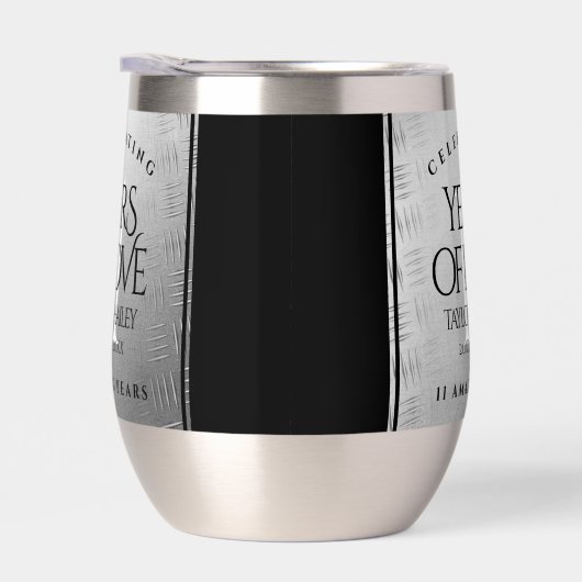 Elegant 11th Steel Wedding Jubileum Celebration (Rechts)