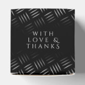 Elegant 11th Steel Wedding Jubileum Celebration Bedankdoosjes (Bovenkant)