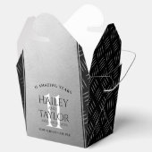 Elegant 11th Steel Wedding Jubileum Celebration Bedankdoosjes (Geopend)