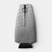 Elegant 11th Steel Wedding Jubileum Celebration Flesjeskoeler (Achterkant)