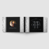 Elegant 11th Steel Wedding Jubileum Celebration Gastenboek (Volledig)