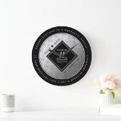 Elegant 11th Steel Wedding Jubileum Celebration Grote Klok (Huis)