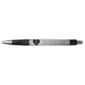 Elegant 11th Steel Wedding Jubileum Celebration Pen (Voorkant)