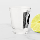 Elegant 11th Steel Wedding Jubileum Celebration Shot Glas (Links)