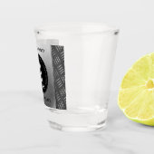 Elegant 11th Steel Wedding Jubileum Celebration Shot Glas (Rechts)