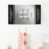 Elegant 11th Steel Wedding Jubileum Celebration Spandoek (Insitu)