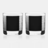 Elegant 11th Steel Wedding Jubileum Celebration Whisky Glas (Links)