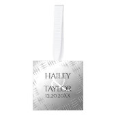 Elegant 11th Steel Wedding Jubileum Decoratie (Voorkant)