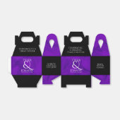 Elegant 12e Jubileum-feestdag zijderoute Bedankdoosjes (Uitgevouwen)