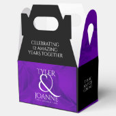 Elegant 12e Jubileum-feestdag zijderoute Bedankdoosjes (Geopend)