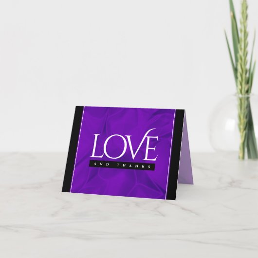 Elegant 12e Jubileum-feestdag zijderoute Bedankkaart (Voorkant)