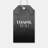 Elegant 12e Jubileum-feestdag zijderoute Cadeaulabel (Achterkant)