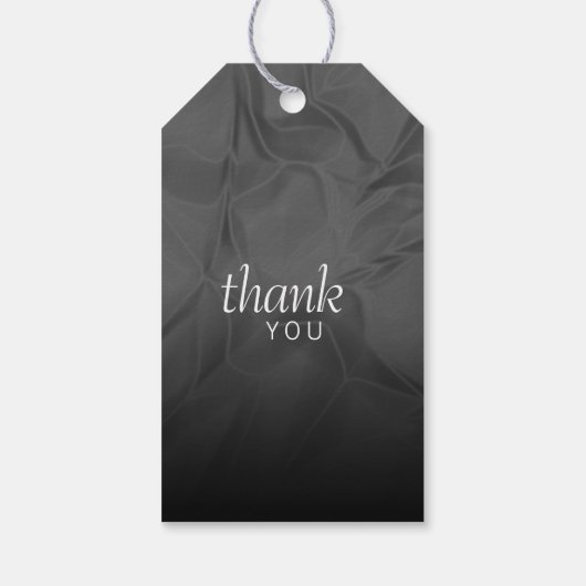 Elegant 12e Jubileum-feestdag zijderoute Cadeaulabel (Achterkant)