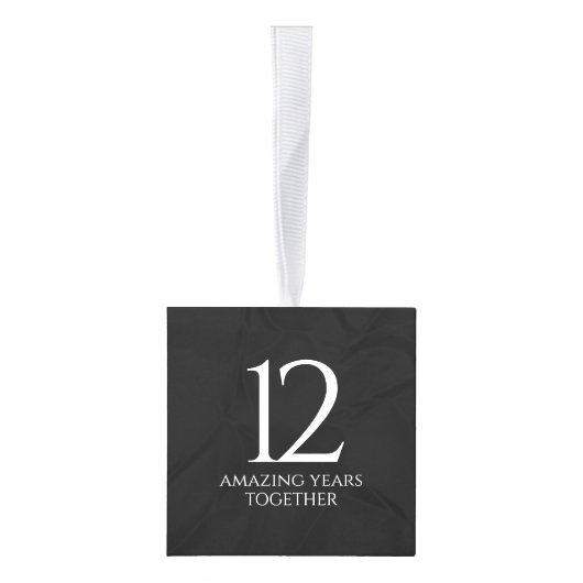 Elegant 12e Jubileum-feestdag zijderoute Decoratie (Rechts)