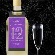 Elegant 12e Jubileum-feestdag zijderoute