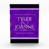 Elegant 12e Jubileum-feestdag zijderoute Fotoblokken (Voorkant)