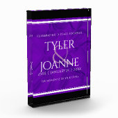 Elegant 12e Jubileum-feestdag zijderoute Fotoblokken (Links)