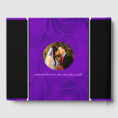 Elegant 12e Jubileum-feestdag zijderoute Gastenboek (Achterkant)