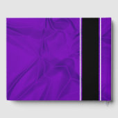 Elegant 12e Jubileum-feestdag zijderoute Gastenboek (Achterkant)