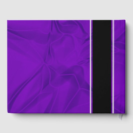 Elegant 12e Jubileum-feestdag zijderoute Gastenboek (Achterkant)