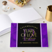 Elegant 12e Jubileum-feestdag zijderoute Gastenboek