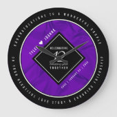 Elegant 12e Jubileum-feestdag zijderoute Grote Klok (Voorkant)