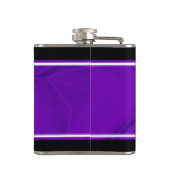 Elegant 12e Jubileum-feestdag zijderoute Heupfles (Achterkant)