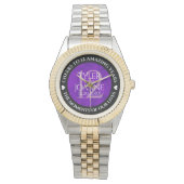 Elegant 12e Jubileum-feestdag zijderoute Horloge (Voorkant)