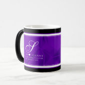 Elegant 12e Jubileum-feestdag zijderoute Magische Mok (Voorkant links)