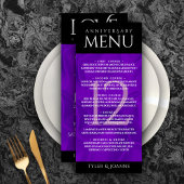 Elegant 12e Jubileum-feestdag zijderoute Menu