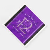 Elegant 12e Jubileum-feestdag zijderoute Servet (Hoek)