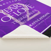 Elegant 12e Jubileum-feestdag zijderoute Sherpa Deken (3/4)