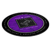 Elegant 12e Jubileum-feestdag zijderoute Snijplank (Hoek)