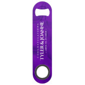 Elegant 12e Jubileum-feestdag zijderoute Speed Flessenopener (Voorkant)