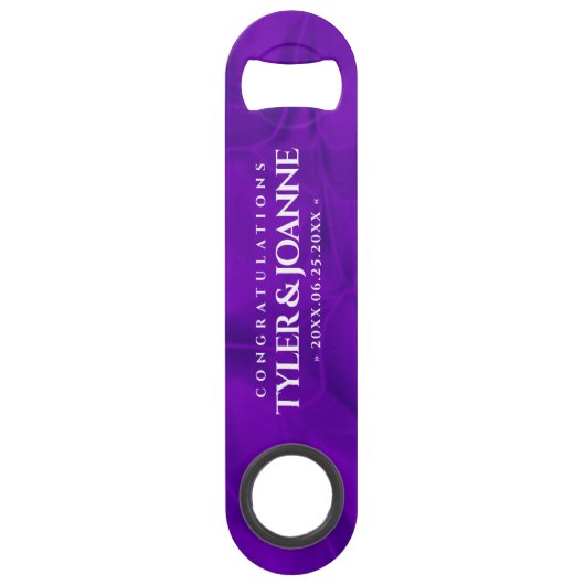 Elegant 12e Jubileum-feestdag zijderoute Speed Flessenopener (Voorkant)