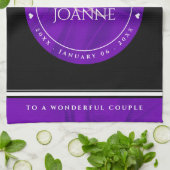 Elegant 12e Jubileum-feestdag zijderoute Theedoek (Gevouwen)