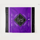 Elegant 12e Jubileum-feestdag zijderoute Wandkleed (Voorkant (horizontaal))