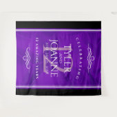 Elegant 12e Jubileum-feestdag zijderoute Wandkleed (Voorkant (horizontaal))