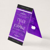 Elegant 12e Jubileum Kaart zijderoute (Voorkant)