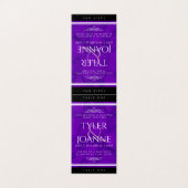 Elegant 12e Jubileum Kaart zijderoute (Buitenkant ongevouwen)