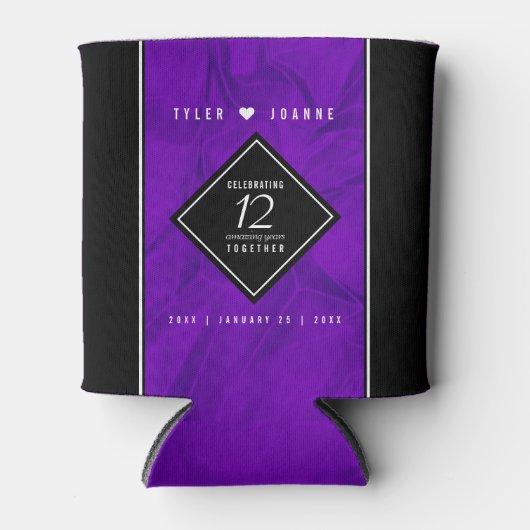 Elegant 12e Jubileum over de zijderoute Blikjeskoeler (Voorkant)