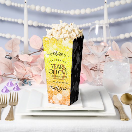 Elegant 13th Citrine Wedding Jubileum Bedankdoosjes (Huwelijk)