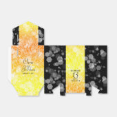 Elegant 13th Citrine Wedding Jubileum Bedankdoosjes (Uitgevouwen)