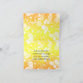 Elegant 13th Citrine Wedding Jubileum Bedankkaart (Binnen)