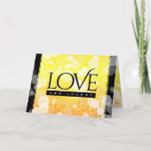 Elegant 13th Citrine Wedding Jubileum Bedankkaart (Voorkant)