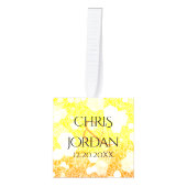 Elegant 13th Citrine Wedding Jubileum Decoratie (Voorkant)